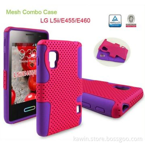 Mesh Combo 20-in-1 PC + Silicone Cover for LG L5ii